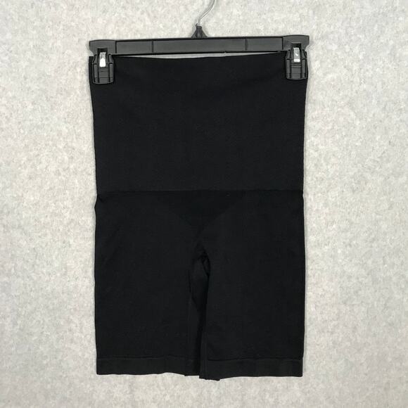 Nautica‎ Intimates Shapewear Shorts Women Medium Black Seamless Shaping Slimming - Picture 1 of 8